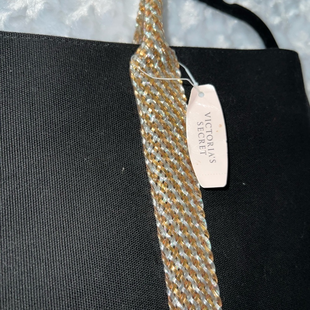 Victoria’s Secret Black and Gold Tote Bag - Picture 2 of 5
